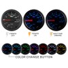 GlowShift Black 7 Color 35 PSI Turbo Boost Gauge Kit