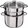 Cook Pro New 8 Quart Stainless Steel 4 Piece Multi-Cookware