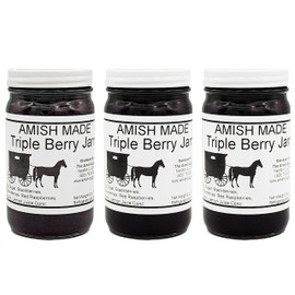 Amish Jam Triple Berry - 8 Oz Set of Three Jars