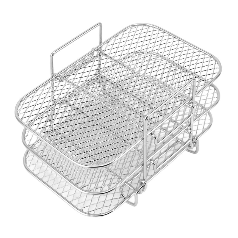 Fryer Rack 3 Layer Design Grill Rack Stainless Steel Dehydrator