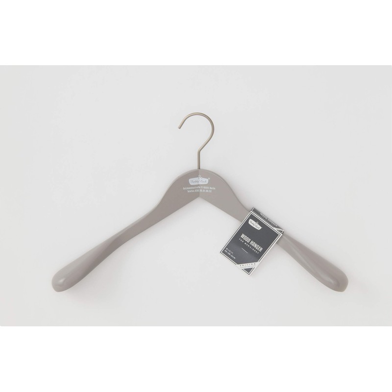Freddy Leck(フレディレックウォッシュサロン) ウッドハンガーメンズ グレー FL-137
