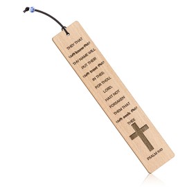 Christian Gifts Bible Verses Bookmarks Religious Gifts for Book Lover Inspirational Faith Gifts for Women Religious Scripture Gifts Church Gifts Wooden Bookmark Bible Verse Gifts Baptism Gifts