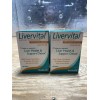 HealthAid LiverVital formulated natural detoxifying herbs 60 Tablets 2-PCK 03/27