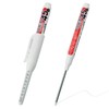 NORXUAZE 2pcs white Long Nib Deep Hole Marker Pen -