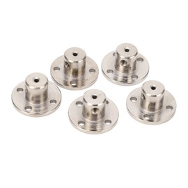5PCS Flange Coupling Connector, Inner Diameter 2mm Coupler, Guide Model Coupler Accessory, Motor Connector, Flange Guide Shaft Coupler, for DIY RC Model Motors