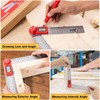 UNIPEC Digital Angle Finder Protractor, Angle Finder Ruler,Stainless steel 7inch