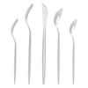 Matte Silverware Set, Oliviola 60-Piece Stainless Steel Flatware Cutlery Set