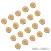 HASLED 20 Wooden Furniture Knobs, Cabinet Knobs with Screws, Smooth