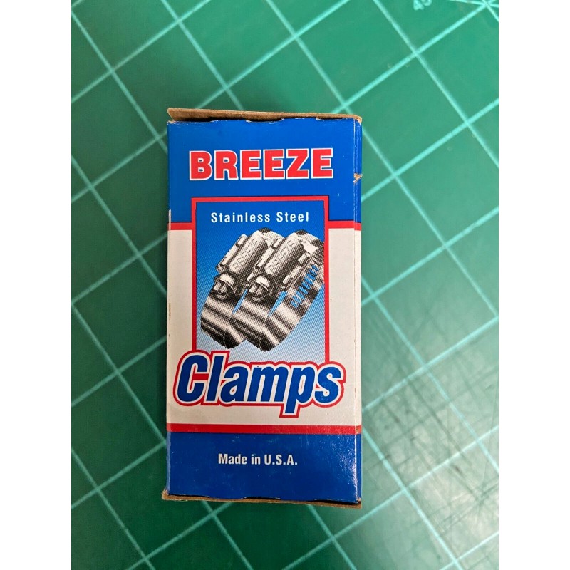 Breeze 3704 Stainless Steel Hose Clamps Range 7/32"- 5/8" -