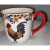 Susan Winget Cracker Barrel Susan Winget Rooster Floral Mug NEW