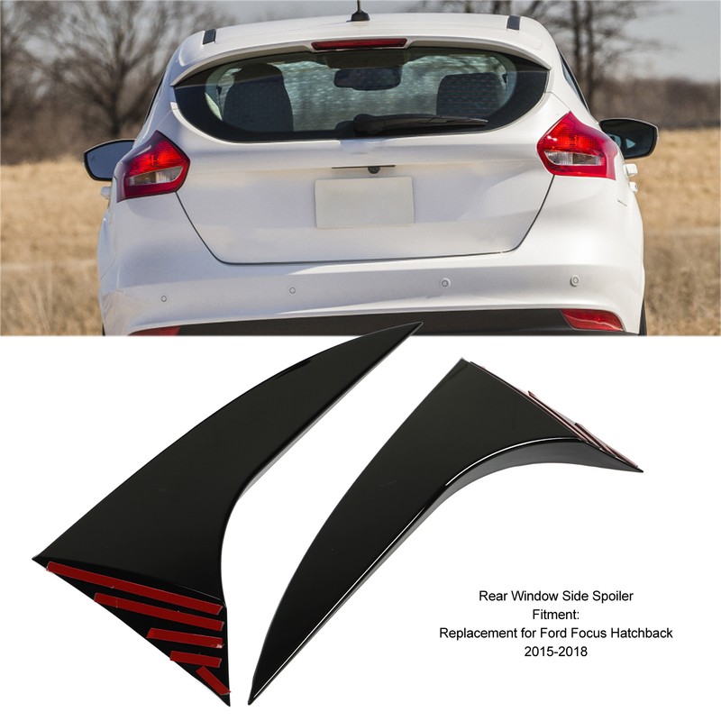 1pair Rear Window Side Spoiler Replacement for Ford Focus Hatchback