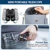 200x25 Compact Binoculars for Adults and Kids, High Powered Mini