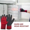 LOCCEF 2 Pairs Winter Work Gloves for Men and Women,
