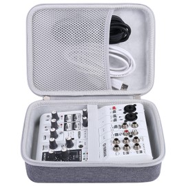 Khanka Compatible Storage Case for Yamaha Yamaha AG06/AG06MK2 Webcasting Mixer Audio Interface