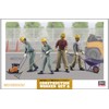 Hasegawa WM03 1/35 Construction Machine Series Construction Workers Set A