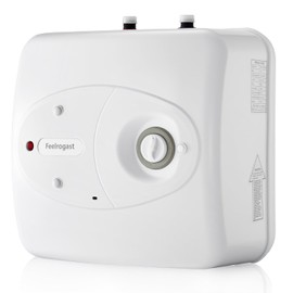 Feelrogast Feelrogast 4 Gallon Electric Tank Water Heater, 120V 1500W Under Sink Instant Hot Tank Water Heater for RV, Camper, Kitchen, Food Truck, Wall or Floor Mounted, White