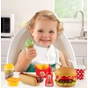 KIMSTONE Kids Pretend Play Food Sets Fake Food Toy Toddler