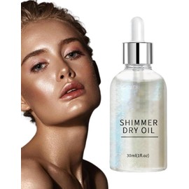 Aceite corporal con brillo, brillo de piel para el cuerpo - Aceite de brillo corporal Body Shimmer,Aceite corporal brillante de larga duración, iluminador de aceite corporal brillante, brillo