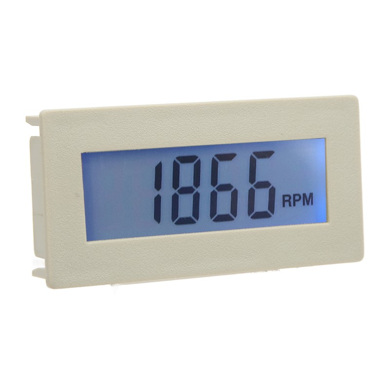 Motor Tachometer 10 to 9999 LCD Display Accurate Measurement RPM