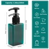 Segbeauty Set of 4 Square Pump Bottles, 3.4oz 100ml Mini