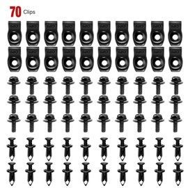 Nilight 70PCS Engine Under Cover Splash Shield Guard Body Bolts Bumper Fender Liner Push Retainer Fastener Rivet Clips for Infiniti G35 G37 FX35 FX45 EX35 Nissan 370Z 350Z 2 Years Warranty