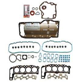 KEYALL Full Gasket Set Oil Pan Set - Compatible with 1999-2003 for Jeep Grand Cherokee 4.7L;2000-2003 for Dodge Dakota 4.7L - Replace HS26157PT, OS30709R