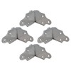 4 Sets Utility Trailer Wood Panel Side Corner Bracket, for