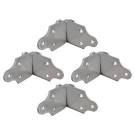 4 Sets Utility Trailer Wood Panel Side Corner Bracket, for Stake Body Latch Rack Gate Connector - 8 Pack, 4 Joints (4 Sets)