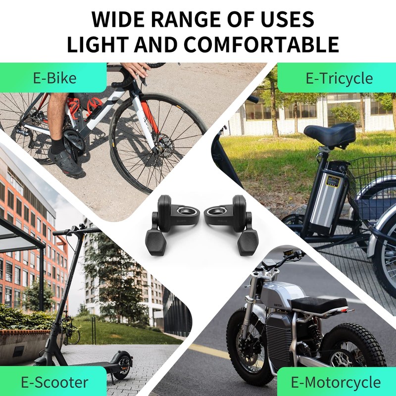 MUSELK EBike Thumb Throttle 48V,36V,52V,60V 108X Left or Right Thumb
