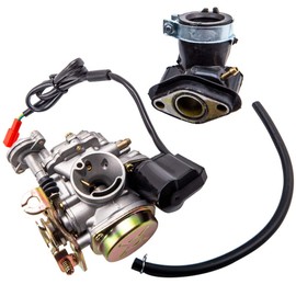 maXpeedingrods 50cc Carburetor for RS 400 450 RS GY6 50cc GY6 60cc with Intake Manifold