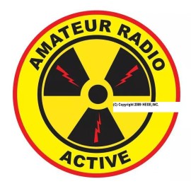 Amateur Radio Active 4 inch patch Color