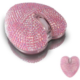 Wireless Bluetooth Heart Mouse (Pink)