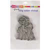 Stampendous Cling Stamp, Cherub Deer
