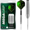 Designa Darts Set 23g 25g Mega Grip V2 Tungsten Rear