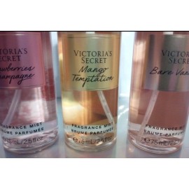 Victoria's Secret 3VICTORIA'S SECRET MINI MIST STRAWBERRIES CHAMPAGNE MANGOTEMPTATIO