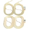 SNORS 2 Pairs of Waxed Round and Flat Shoelaces, 18