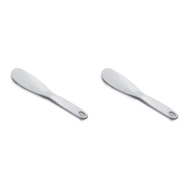 Norpro Raspador de espátula de nailon flexible resistente al calor de 7.5 pulgadas de largo, juego de 2