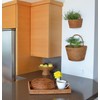 KOUBOO La Jolla Rattan Wall Storage Basket with Handle, Hanging