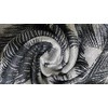 GFM® Pashmina Style Scarf in Peacock Feathers Design - Black