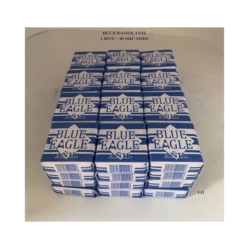 Blue Eagle Squares (Añil). - 6 squares