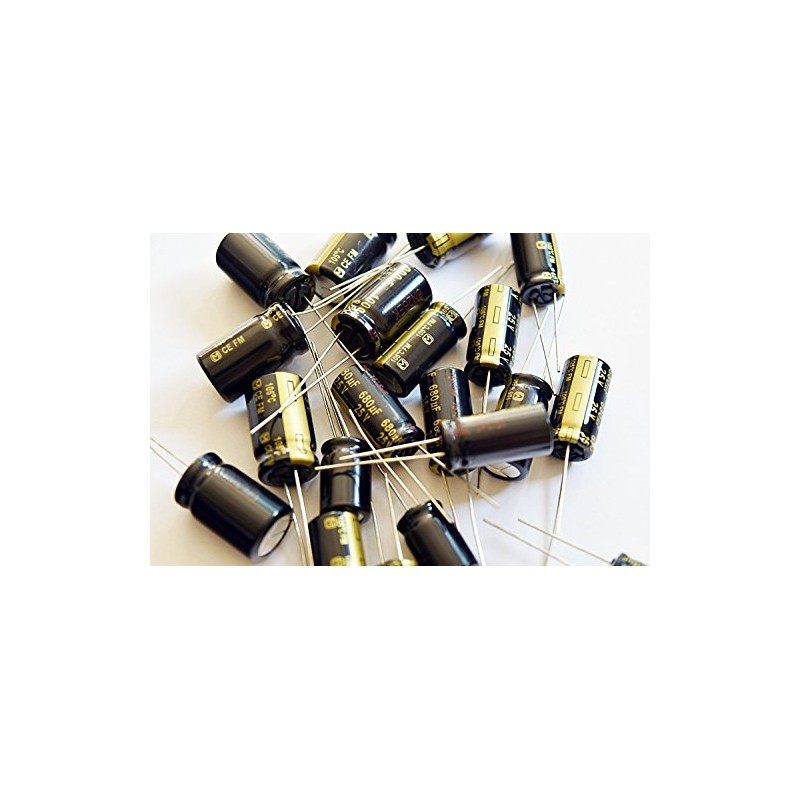 6pcs Panasonic FM Series Electrolytic Capacitors - 6.3V 150-6800uf Ultra