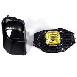 G-PLUS Fog Lights Kit Compatible With 2011-2015 Ford F250 F350 F450 F550 Superduty,Driving Fog Lamps Wiring & Bezel Kit (Yellow Lens) neblineros para autos delantero faros antiniebla