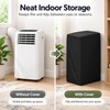 Portable Air Conditioner Cover 40x46x75cm, Reusable Polyester Dust Protector for
