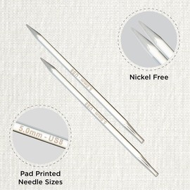 KnitPro Nova Cubics Interchangeable Circular Needles 5" (13cm) | 5.00mm