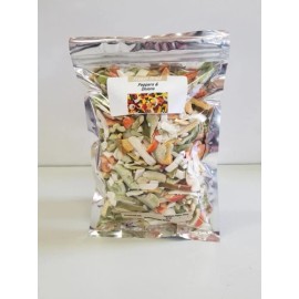 Eterna Fresh Freeze Dried Peppers and Onions MIX - Large - 8x12 - 2oz