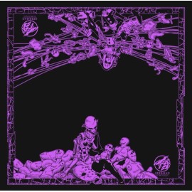 2 Player Cloth TCG Playmat Shaddoll Construct Dark Necrofear Black and Purple