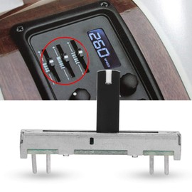 Potenciómetro deslizante, potenciómetro deslizante B50K, mini potenciómetro deslizante B50K de 10 piezas, piezas de guitarra para afinación de atenuación
