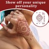 GXGM 12 Piece Henna Tattoo Set - Temporary Tattoos, Waterproof