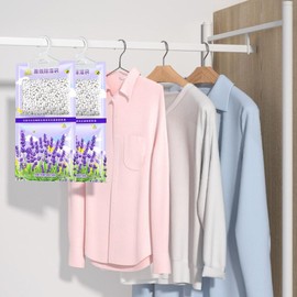 Closet Moisture Absorbers - Hangable Moisture Bags - Humidity Remover Bags for Home Hotel Apartment, Odor Eliminator Packs