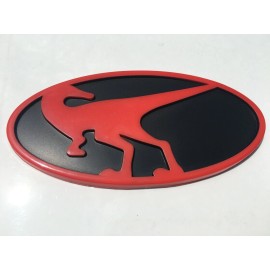 Exos Red Raptor Front Emblem for 2019 & 2020 Hyundai Veloster Turbo & Veloster N
